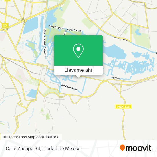 Mapa de Calle Zacapa 34