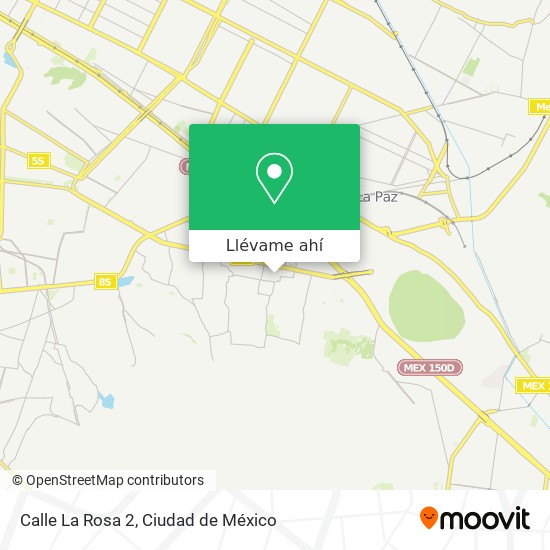 Mapa de Calle La Rosa 2