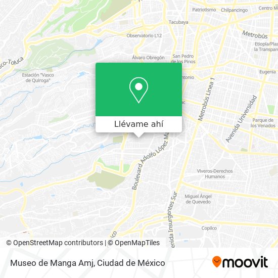 Mapa de Museo de Manga Amj