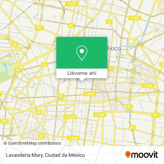 Mapa de Lavanderia Mary