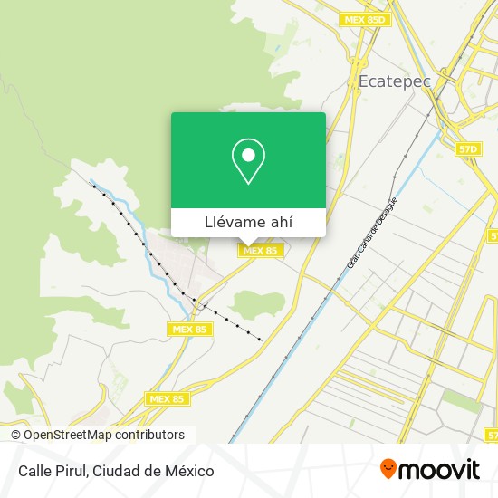 Mapa de Calle Pirul
