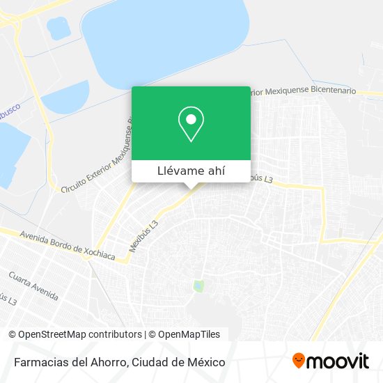 Mapa de Farmacias del Ahorro