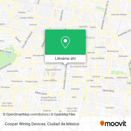 Mapa de Cooper Wiring Devices