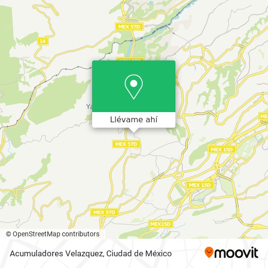 Mapa de Acumuladores Velazquez