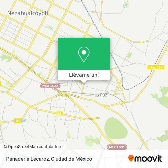 Mapa de Panadería Lecaroz