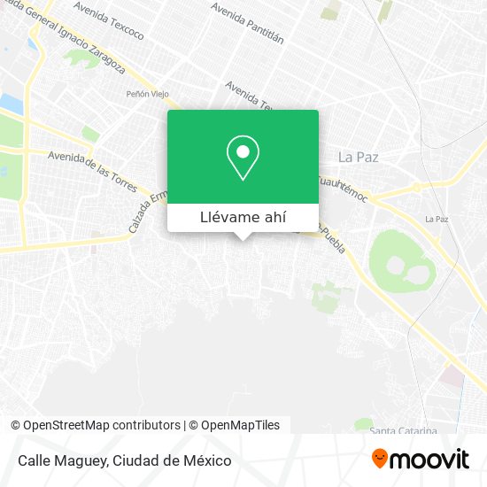 Mapa de Calle Maguey