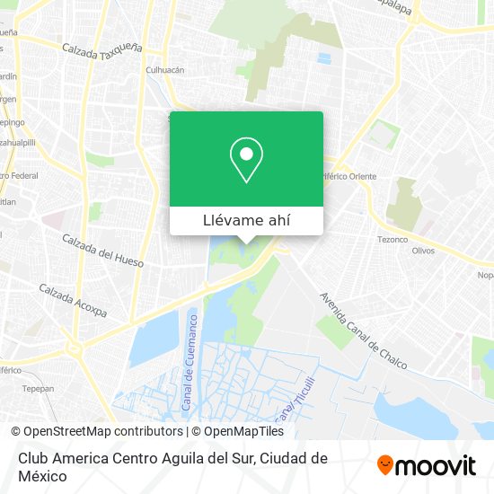 Cómo llegar a Club America Centro Aguila del Sur en Coyoacán en Autobús o  Metro?