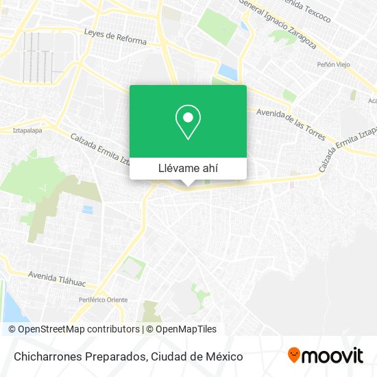 Mapa de Chicharrones Preparados