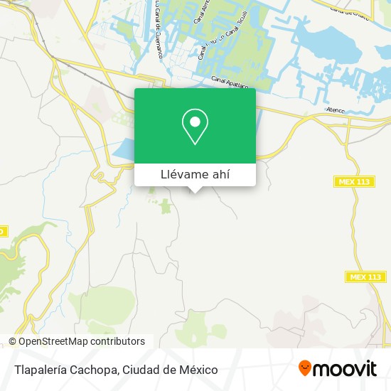 Mapa de Tlapalería Cachopa