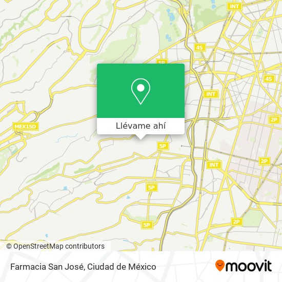 Mapa de Farmacia San José