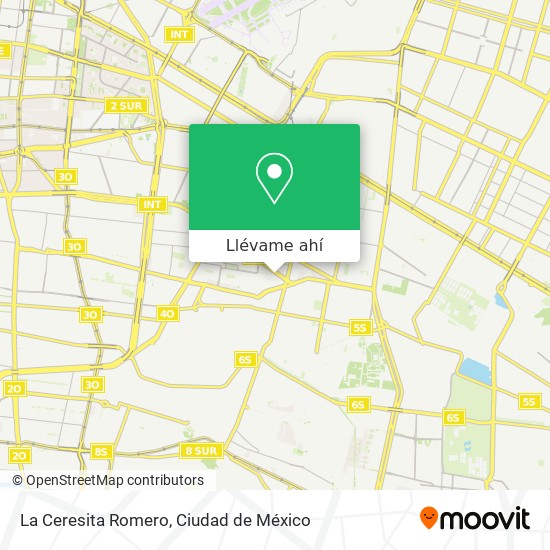 Mapa de La Ceresita Romero