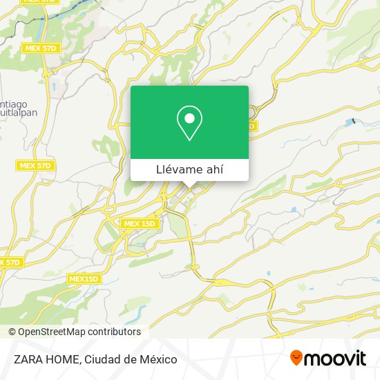 Mapa de ZARA HOME