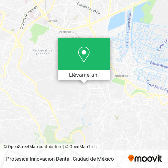 Mapa de Protesica Innovacion Dental