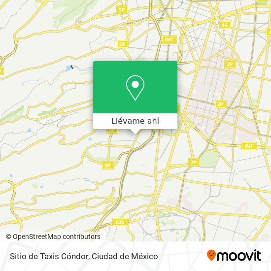 Mapa de Sitio de Taxis Cóndor