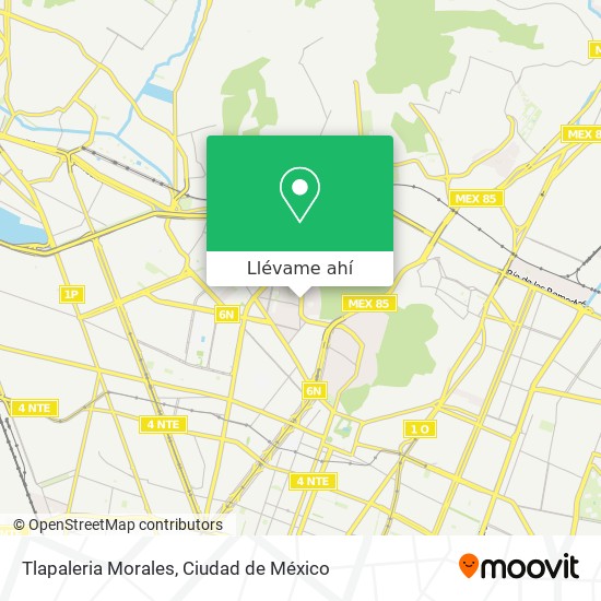 Mapa de Tlapaleria Morales