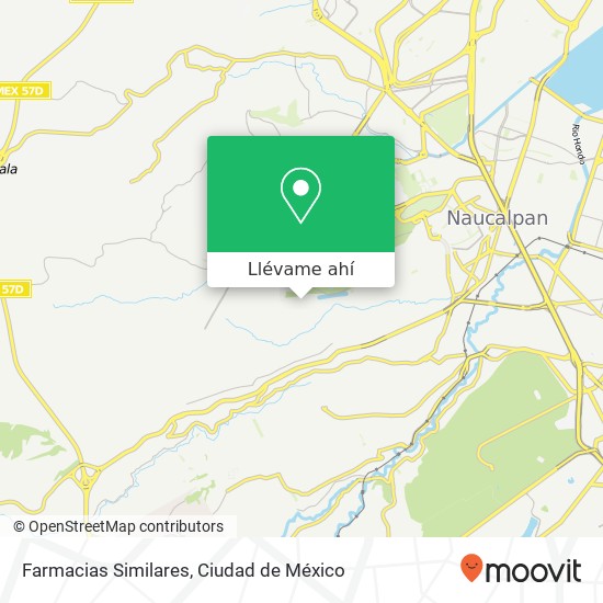 Mapa de Farmacias Similares, Avenida de los Arcos Loma Colorada 1ra Sección