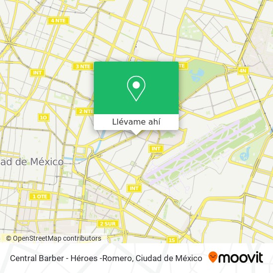 Mapa de Central Barber - Héroes -Romero