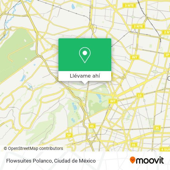 Mapa de Flowsuites Polanco