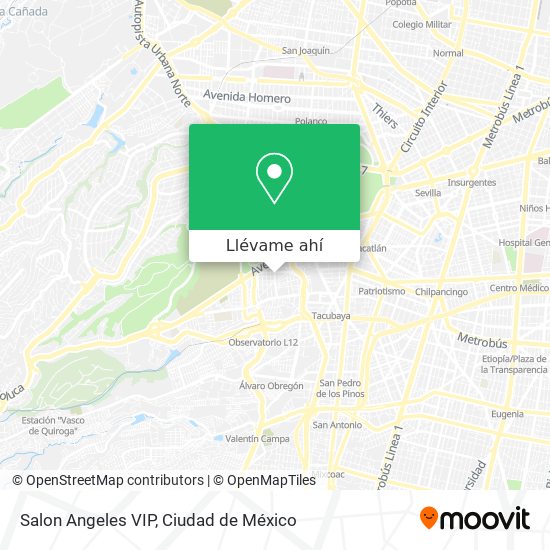 Mapa de Salon Angeles VIP