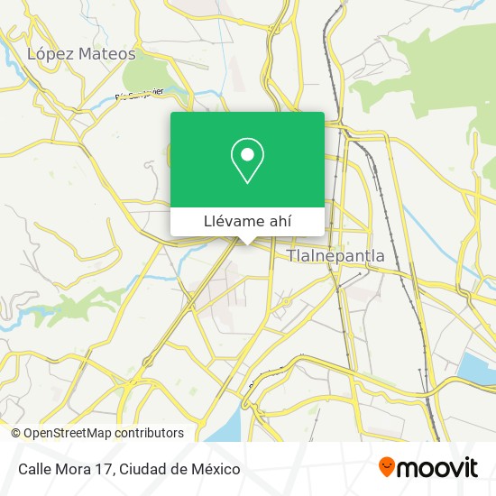Mapa de Calle Mora 17