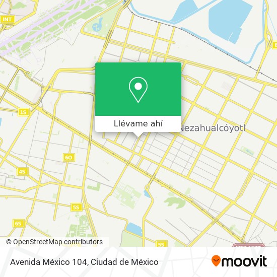 Mapa de Avenida México 104