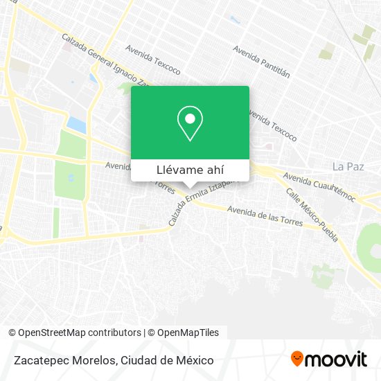 Mapa de Zacatepec Morelos