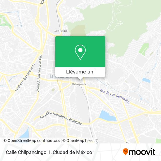 Mapa de Calle Chilpancingo 1