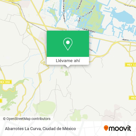Mapa de Abarrotes La Curva