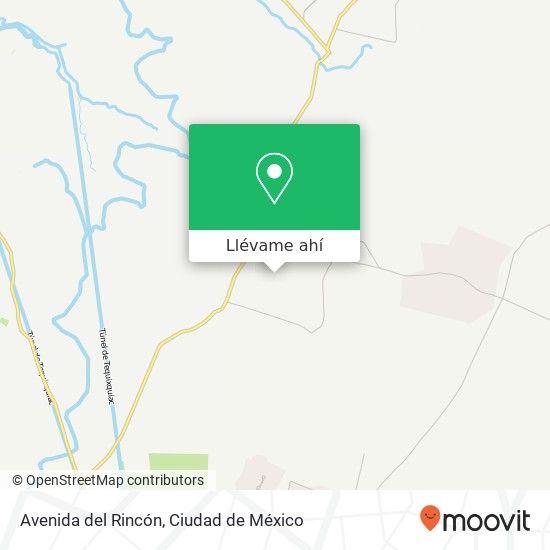 Mapa de Avenida del Rincón, Santa María Cuevas