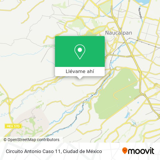 Mapa de Circuito Antonio Caso 11