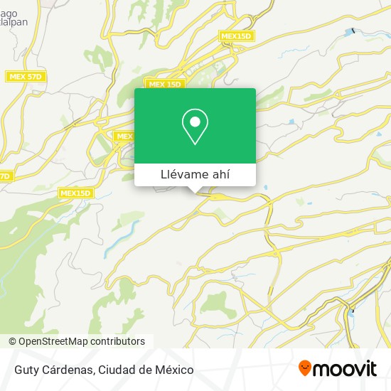 Mapa de Guty Cárdenas
