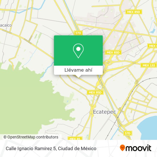 Mapa de Calle Ignacio Ramírez 5