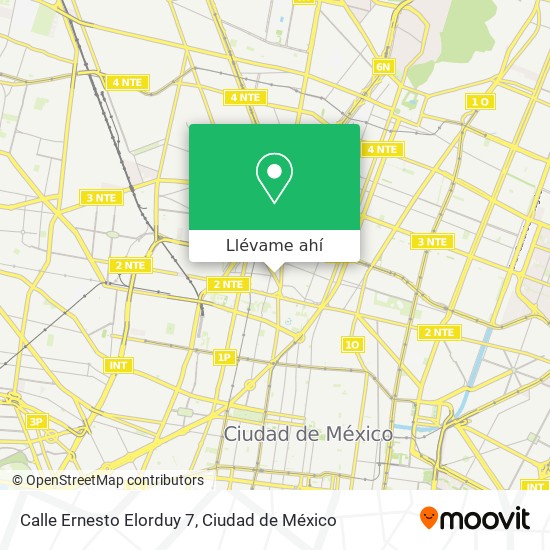 Mapa de Calle Ernesto Elorduy 7