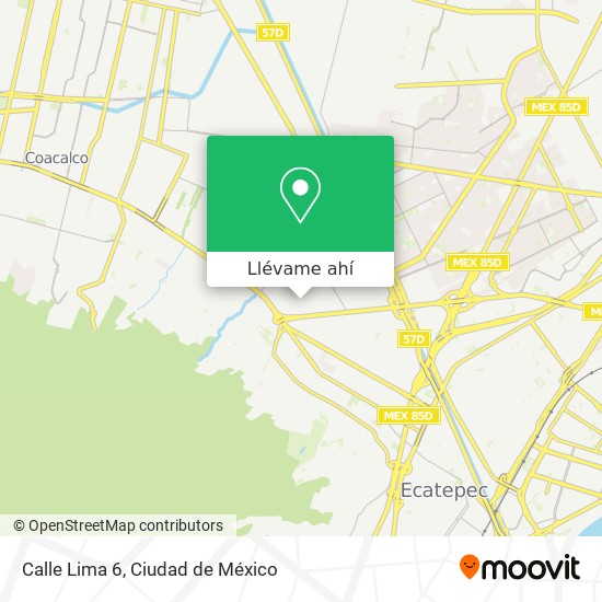 Mapa de Calle Lima 6