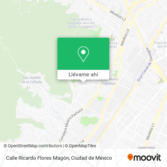 Mapa de Calle Ricardo Flores Magón