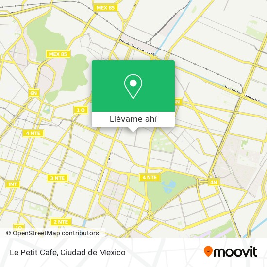 Mapa de Le Petit Café