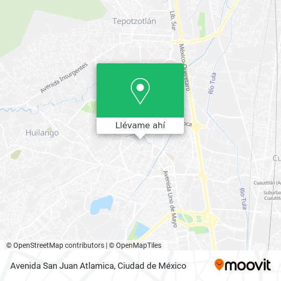Mapa de Avenida San Juan Atlamica