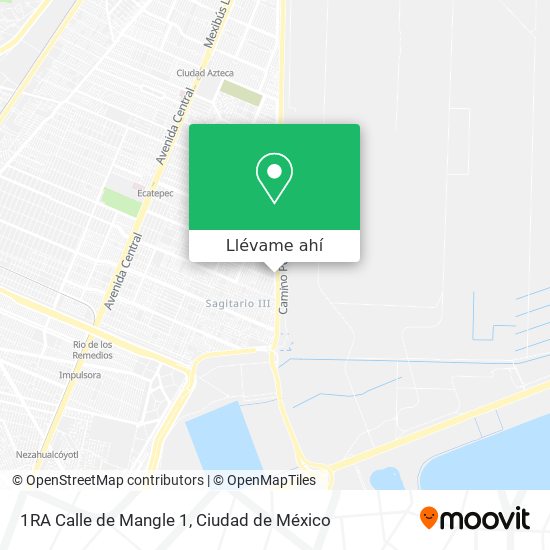 Mapa de 1RA Calle de Mangle 1