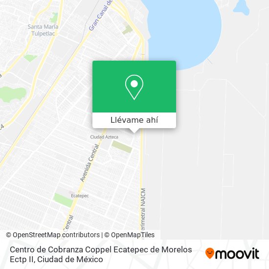 Mapa de Centro de Cobranza Coppel Ecatepec de Morelos Ectp II