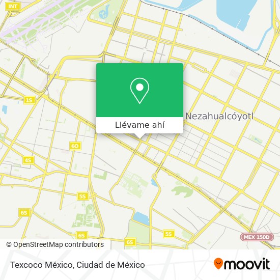 Mapa de Texcoco México