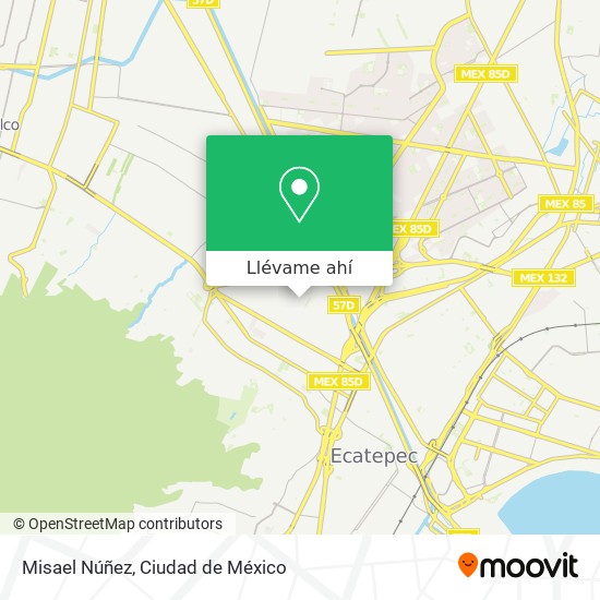 Mapa de Misael Núñez