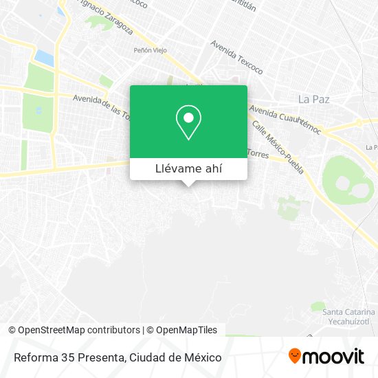 Mapa de Reforma 35 Presenta