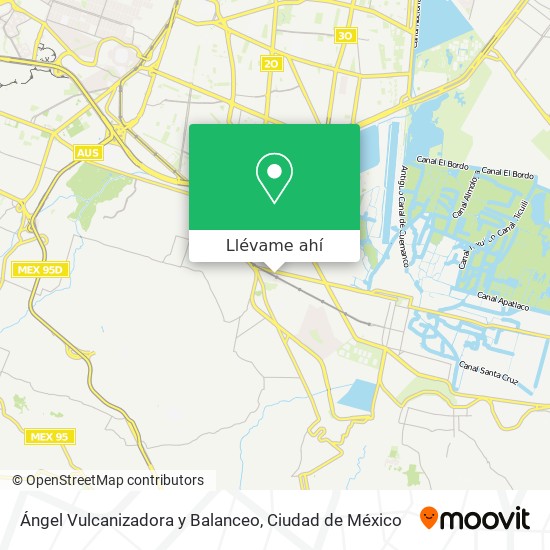 Mapa de Ángel Vulcanizadora y Balanceo