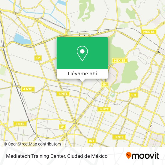 Mapa de Mediatech Training Center