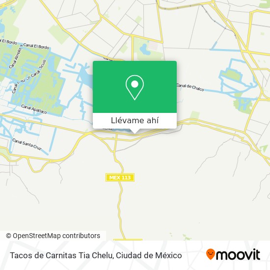 Mapa de Tacos de Carnitas Tia Chelu