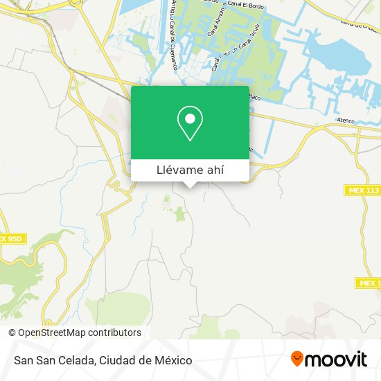Mapa de San San Celada
