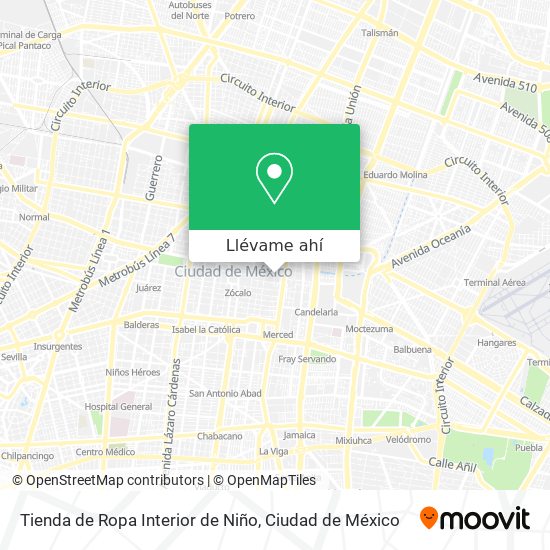 Cómo llegar a Tienda de Ropa Interior de Niño en Azcapotzalco en Autobús o  Metro?