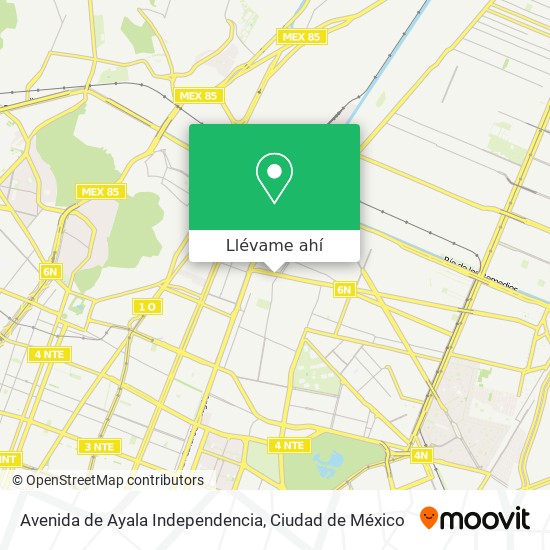 Mapa de Avenida de Ayala Independencia