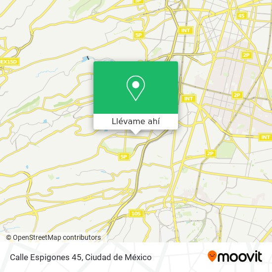 Mapa de Calle Espigones 45