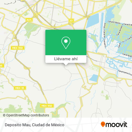 Mapa de Deposito Mau